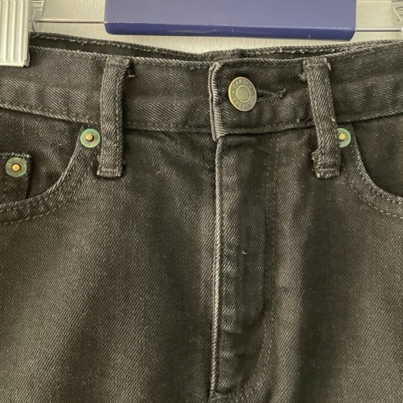 High waisted denim miniskirt - Picture 2 of 7